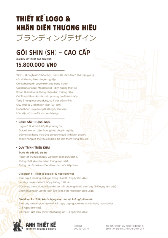 Bảng giá